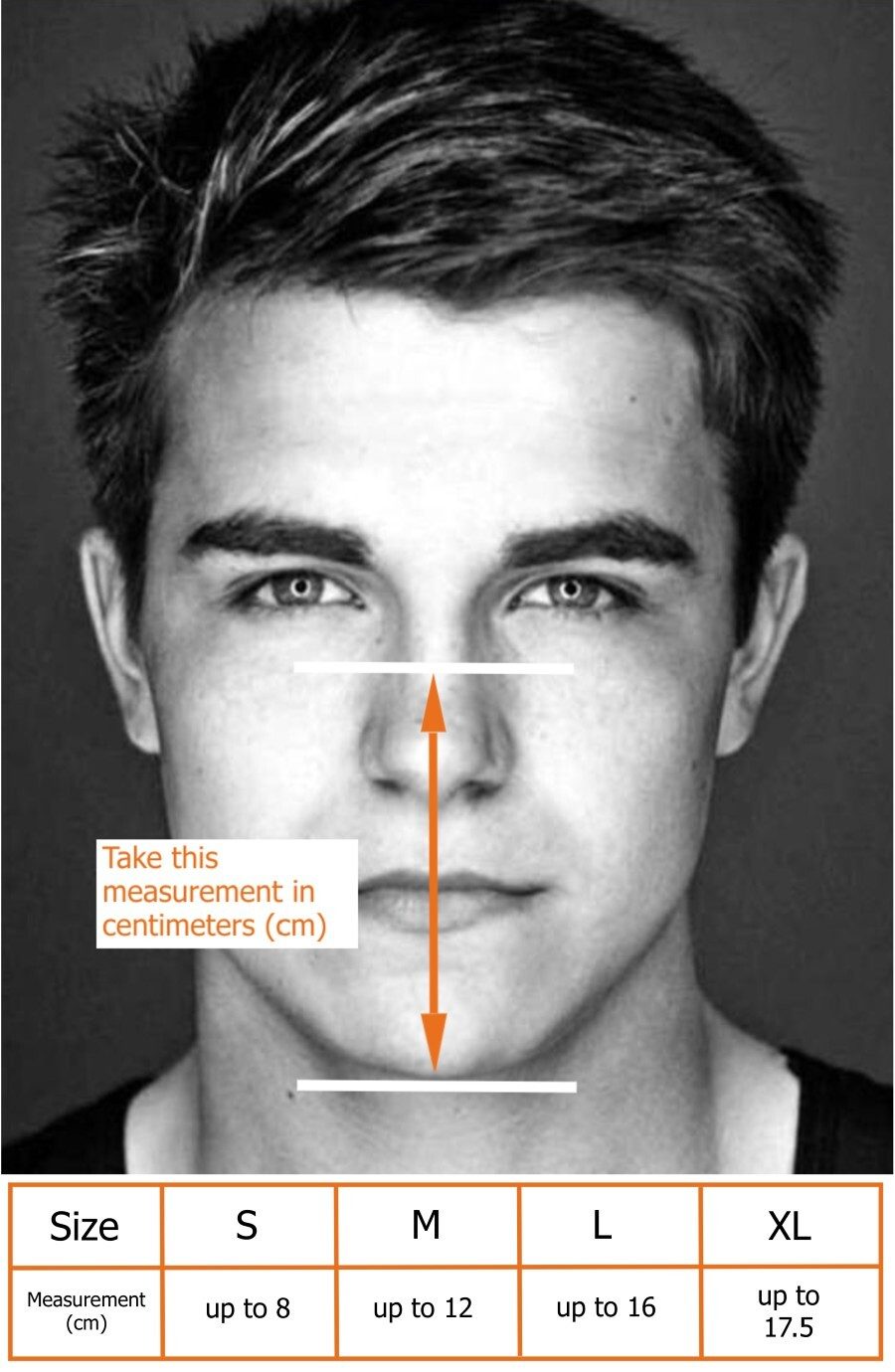 Find your size - faceDFNDR Find your size - faceDFNDR